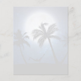 月明かりの中のヤシの木