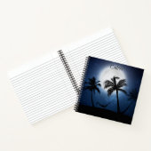 月明かりの中のヤシの木 ノートブック (内部)