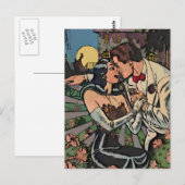 月明かりの中のロマンス ポストカード (正面/裏面)