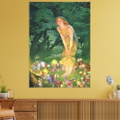 月明かりの中の妖精 キャンバスプリント (インサイチュ (リビング))