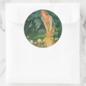 月明かりの中の妖精 ラウンドシール (バッグ)