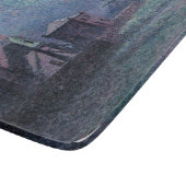 月明かりの中の工場（都市景観） （ルース） カッティングボード (角)