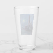 月明かりの中の工場（都市景観） （ルース） タンブラーグラス (裏面)