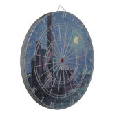 月明かりの中の工場（都市景観） （ルース） ダーツボード (正面左)