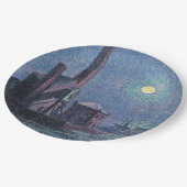 月明かりの中の工場（都市景観） （ルース） ペーパープレート (アングル)