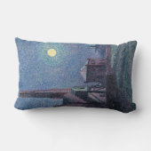 月明かりの中の工場（都市景観） （ルース） ランバークッション (裏面)