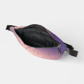 月明かりの中の楽譜薄紫ピンク ファニーパック (見開き)