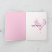 月明かりの中の猫 カード (内部)