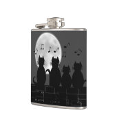 月明かりの中の猫 フラスク (左)