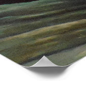 月明かりの中の白い鹿 ポスター (角)