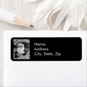 月明かりの中の魔女と黒猫 ラベル (インサイチュ)