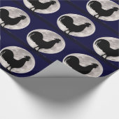 月明かりの中の鶏 ラッピングペーパー (角)