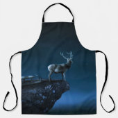 月明かりの中の鹿 エプロン (正面)