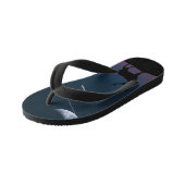 月明かりの中の鹿 キッズビーチサンダル (アングル)