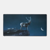 月明かりの中の鹿 デスクマット (正面)