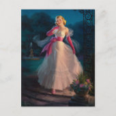 月明かりの中を散歩する ポストカード (正面)