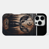 月明かりの中を歩く iPhoneケース (裏面横)