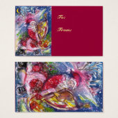 月明かりの中遊でサンタの竪琴 (正面&裏面)