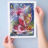 月明かりの中遊でサンタの竪琴 チラシ (手)