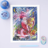 月明かりの中遊でサンタの竪琴 チラシ (シングル)