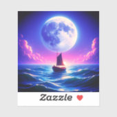 月明かりの乗り シール (シート)