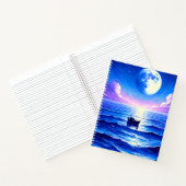 月明かりの乗り ノートブック (内部)