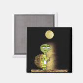 月明かりの亀 マグネット (正面/裏面)