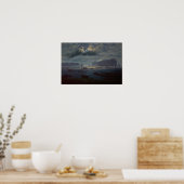 月明かりの北海、1823年～24年 ポスター (キッチン)