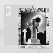 月明かりの十字架 ポストカード (正面/裏面)