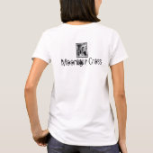 月明かりの十字架 Tシャツ (裏面)