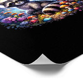 月明かりの可愛いファカラフルン ポスター (角)