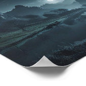 月明かりの夜のポスター ポスター (角)