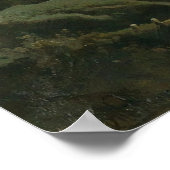 月明かりの夜の交差点 – アルバートリーガー ポスター (角)