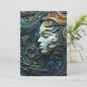 月明かりの女性3Dアート セーブザデート (スタンド正面)