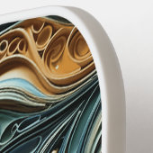 月明かりの女性3Dアート ピックルボールラケット (左詳細)