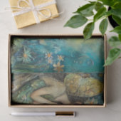 月明かりの妖精の女の子の切り離し 薄葉紙 (ギフト)