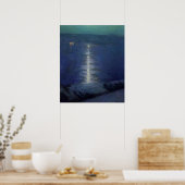 月明かりの川， 1919 ポスター (キッチン)