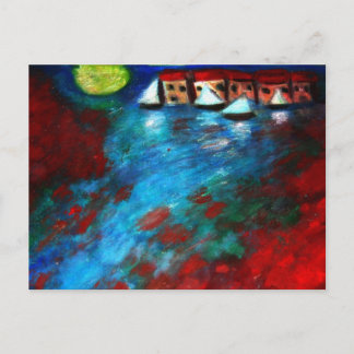 月明かりの帆 ポストカード