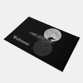 月明かりの戸のマットの中でルーンが泳ぐ ドアマット (アングル)