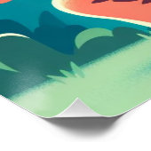 月明かりの散歩：幸せなビッグフット ポスター (コーナー)