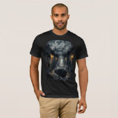 月明かりの暗い幻想の廊下 Tシャツ (正面フル)