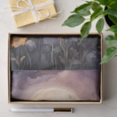 月明かりの水の色の切り離し中にレイブン 薄葉紙 (ギフト)