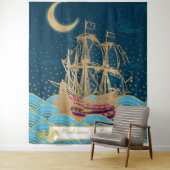 月明かりの海軍艦隊 タペストリー (インサイチュ)