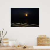 月明かりの海 ポスター (キッチン)