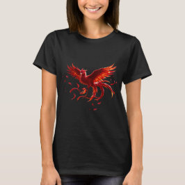 月明かりの潮の真紅の不死鳥。 Tシャツ