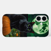 月明かりの猫 Case-Mate iPhoneケース (裏面 (横))