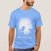 月明かりの獅子 - 一人で戦う術を身につけろ Tシャツ (正面)