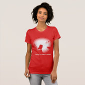 月明かりの獅子 - 一人立ちの強さ Tシャツ (正面フル)