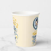 月明かりの男の子の赤ん坊のシャワーにクマ 紙コップ (右)