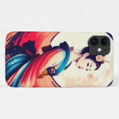 月明かりの芸者の中を歩日本のく Case-Mate iPhoneケース (裏面(横))